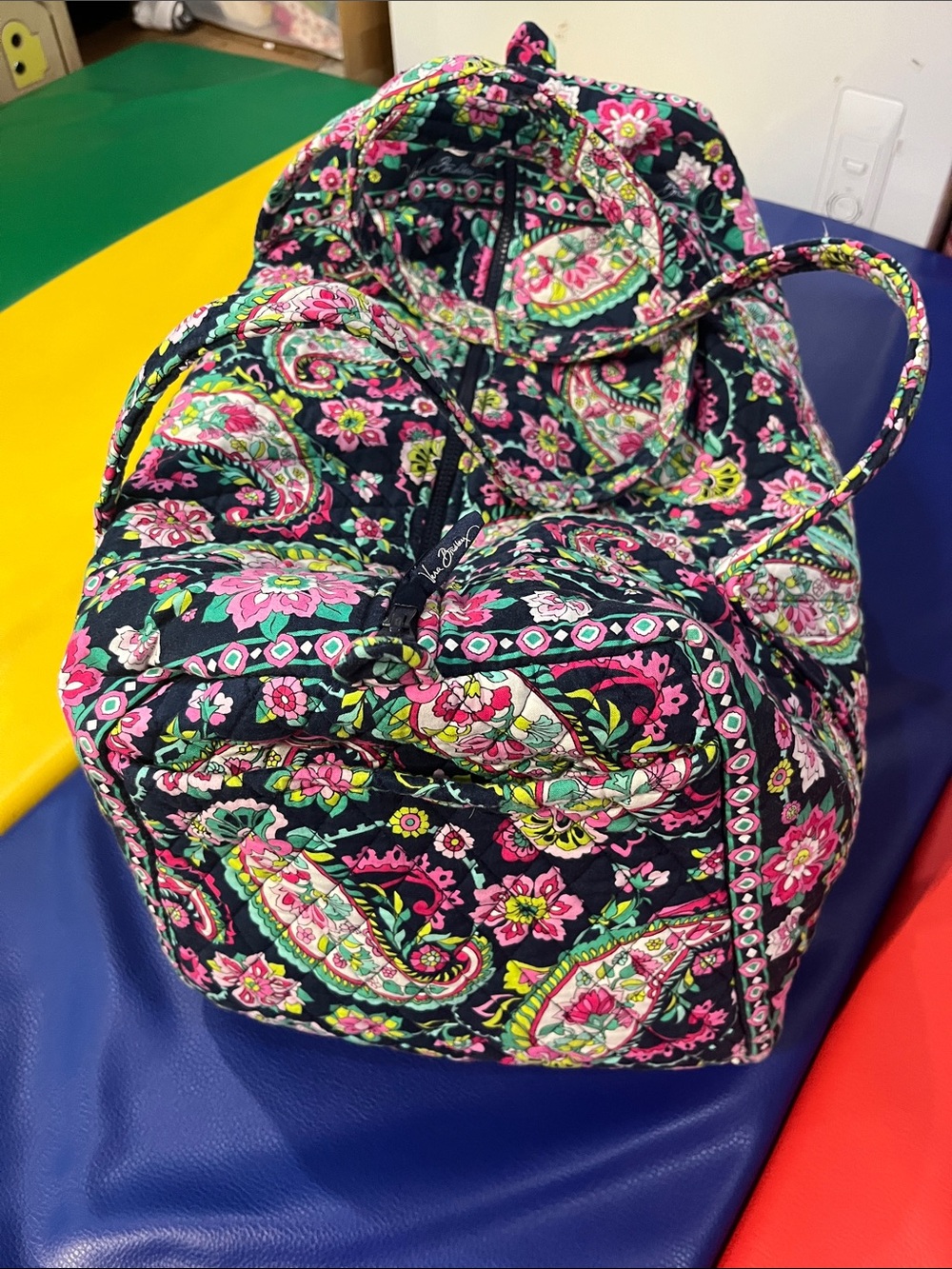 Vera Bradley large duffel bag JLH - Picture 4 of 9